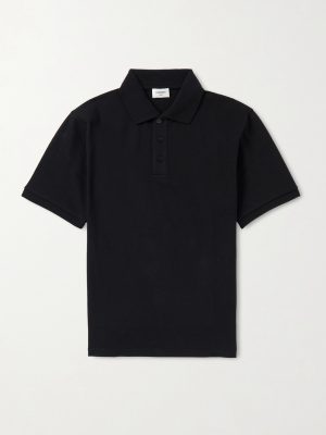 Logo-Embroidered Cotton-Blend Piqué Polo Shirt