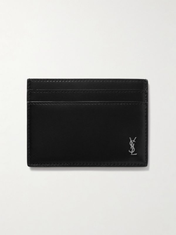 Logo-Appliquéd Leather Cardholder Logo-Appliquéd Leather Cardholder