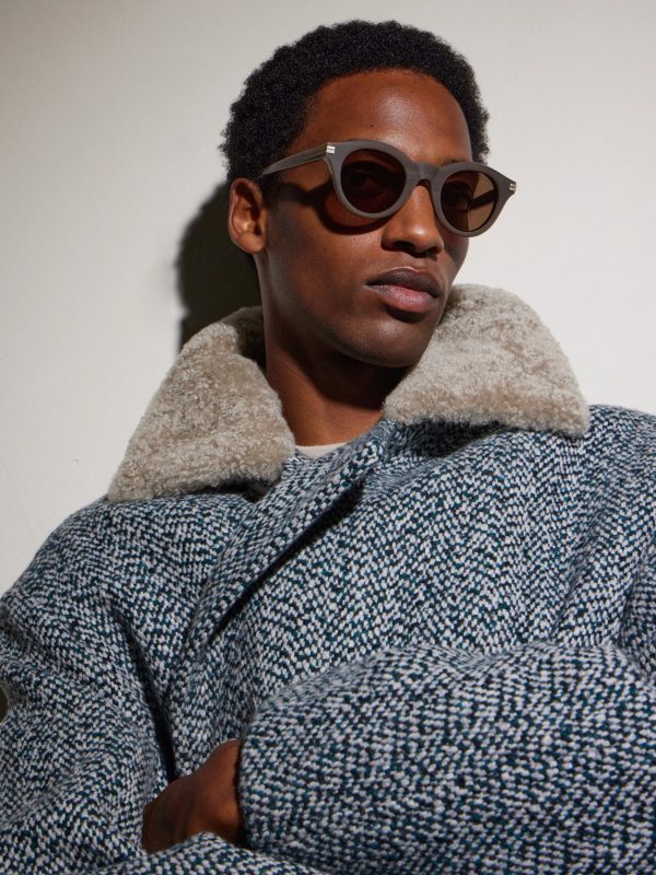 Round-Frame Acetate Sunglasses - OU Round-Frame Acetate Sunglasses - OU