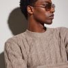 Geometric Round-Frame Titanium Sunglasses - BK Geometric Round-Frame Titanium Sunglasses - BK