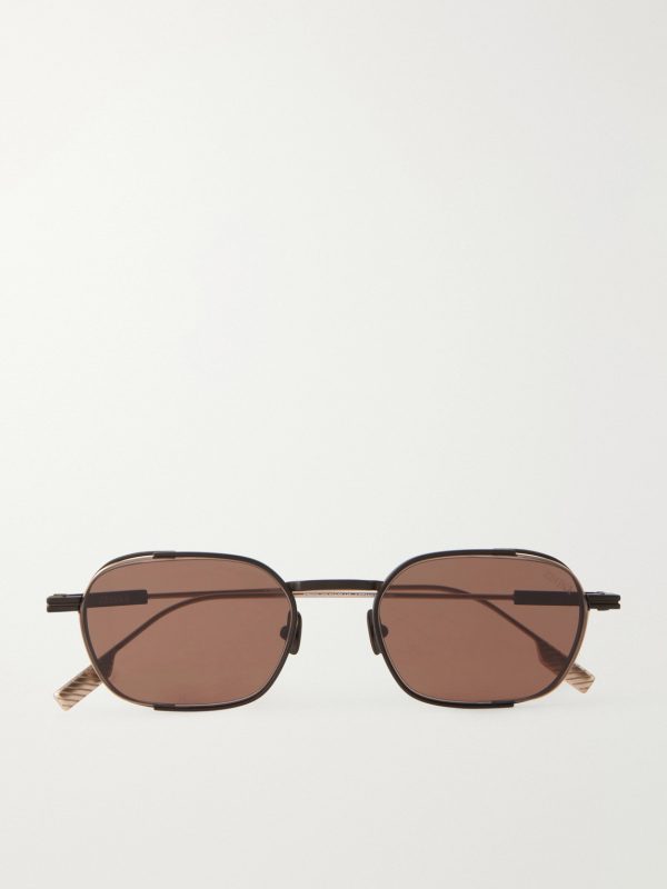 Round-Frame Titanium Sunglasses Round-Frame Titanium Sunglasses
