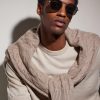 Round-Frame Titanium Sunglasses - OU Round-Frame Titanium Sunglasses - OU