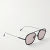 Round-Frame Titanium Sunglasses - FR Round-Frame Titanium Sunglasses - FR