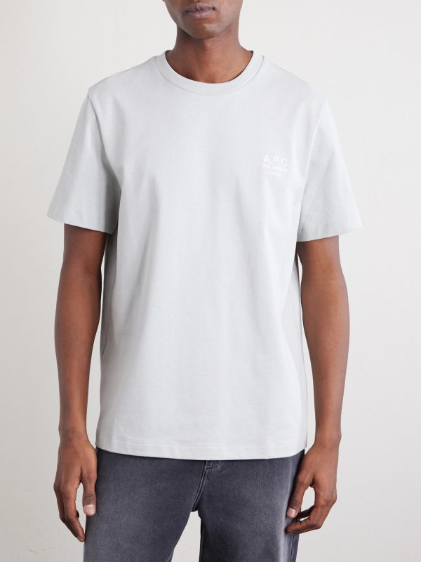 Logo-Embroidered Cotton-Jersey T-Shirt - FR Logo-Embroidered Cotton-Jersey T-Shirt - FR