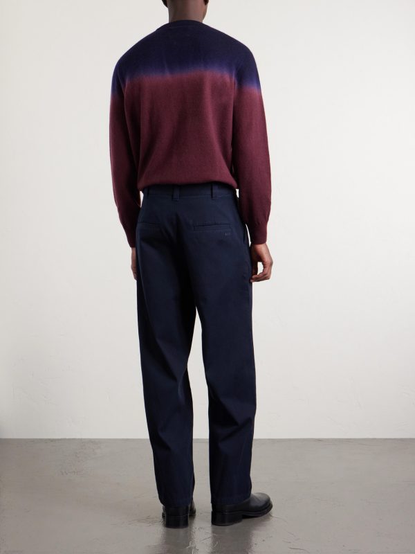 Ricky Wide-Leg Cotton-Twill Trousers - BK Ricky Wide-Leg Cotton-Twill Trousers - BK