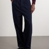 Ricky Wide-Leg Cotton-Twill Trousers - FR Ricky Wide-Leg Cotton-Twill Trousers - FR