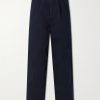 Ricky Wide-Leg Cotton-Twill Trousers Ricky Wide-Leg Cotton-Twill Trousers