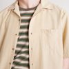 Jude Camp-Collar Organic Cotton and Linen-Blend Shirt - CU Jude Camp-Collar Organic Cotton and Linen-Blend Shirt - CU