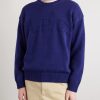 Logo-Intarsia Cotton Sweater - FR Logo-Intarsia Cotton Sweater - FR