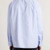 Malaury Logo-Embroidered Striped Cotton-Poplin Shirt - BK Malaury Logo-Embroidered Striped Cotton-Poplin Shirt - BK