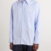Malaury Logo-Embroidered Striped Cotton-Poplin Shirt - FR Malaury Logo-Embroidered Striped Cotton-Poplin Shirt - FR