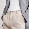 Ricky Pleated Wide-Leg Cotton Trousers - CU