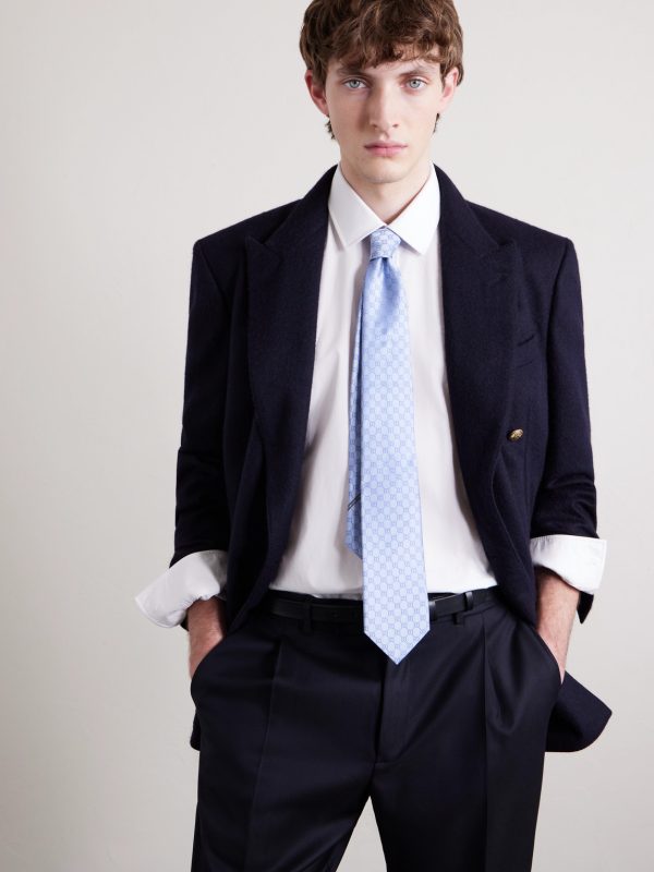 8cm Logo-Jacquard Silk Tie - CU 8cm Logo-Jacquard Silk Tie - CU