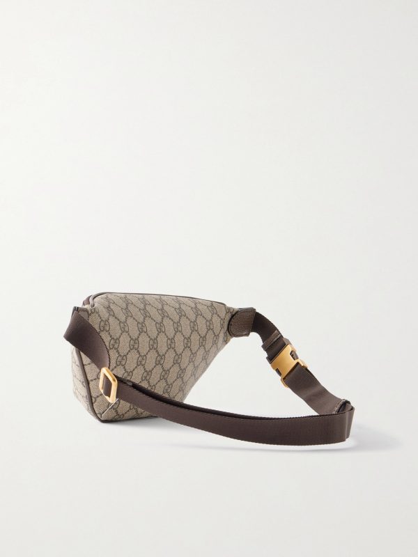 Ophidia Canvas Belt Bag - BK Ophidia Canvas Belt Bag - BK