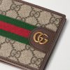 Ophidia Leather-Trimmed Canvas Bi-Fold Wallet - CU Ophidia Leather-Trimmed Canvas Bi-Fold Wallet - CU