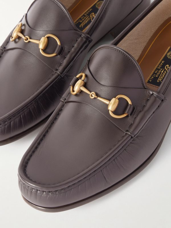 Horsebit 1953 Embellished Leather Loafers - CU