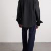Monogrammed Cotton-Blend Jacquard Shirt - BK Monogrammed Cotton-Blend Jacquard Shirt - BK
