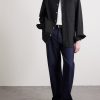 Monogrammed Cotton-Blend Jacquard Shirt - OU Monogrammed Cotton-Blend Jacquard Shirt - OU
