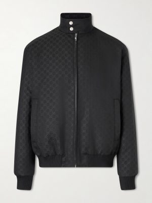 Logo-Jacquard Padded Ripstop Blouson Jacket Logo-Jacquard Padded Ripstop Blouson Jacket
