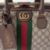Savoy Leather-Trimmed Coated-Canvas Weekend Bag - CU