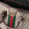 Savoy Leather-Trimmed Coated-Canvas Weekend Bag - E1