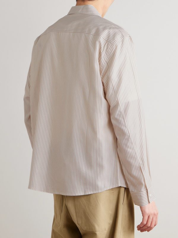 Relaxed Striped Lyocell Shirt - BK Relaxed Striped Lyocell Shirt - BK