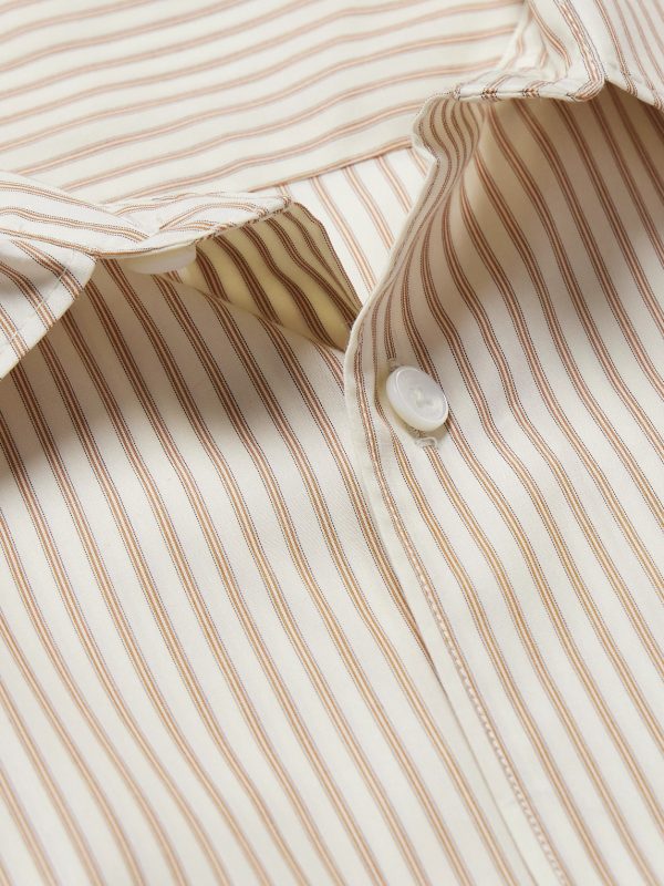 Relaxed Striped Lyocell Shirt - CU Relaxed Striped Lyocell Shirt - CU