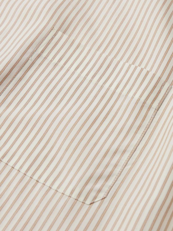 Relaxed Striped Lyocell Shirt - E1 Relaxed Striped Lyocell Shirt - E1