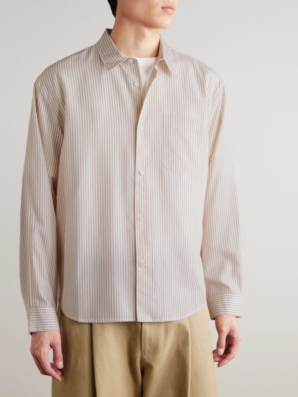 Relaxed Striped Lyocell Shirt - FR Relaxed Striped Lyocell Shirt - FR