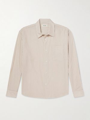 Relaxed Striped Lyocell Shirt Relaxed Striped Lyocell Shirt