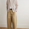 Relaxed Striped Lyocell Shirt - OU Relaxed Striped Lyocell Shirt - OU