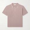 Striped Cotton-Piqué Polo Shirt Striped Cotton-Piqué Polo Shirt