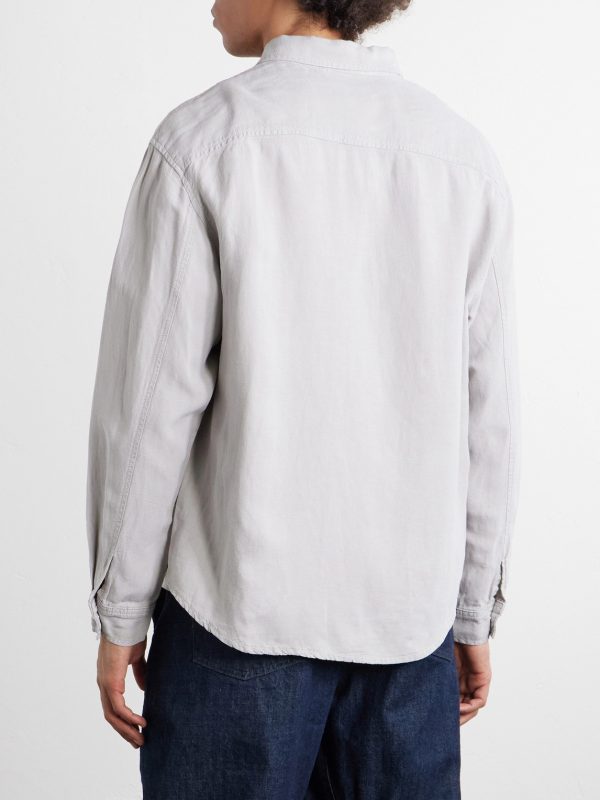 Lyocell and Cotton-Blend Shirt - BK Lyocell and Cotton-Blend Shirt - BK