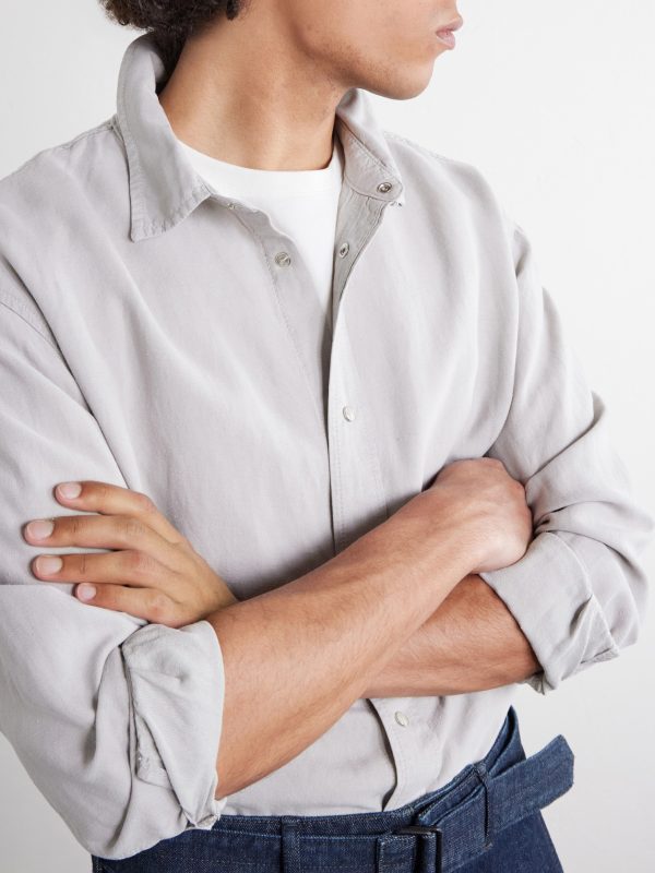 Lyocell and Cotton-Blend Shirt - CU Lyocell and Cotton-Blend Shirt - CU