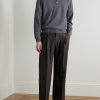 Wool Polo Sweater - OU Wool Polo Sweater - OU