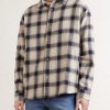 Checked Cotton-Blend Flannel Overshirt - FR Checked Cotton-Blend Flannel Overshirt - FR