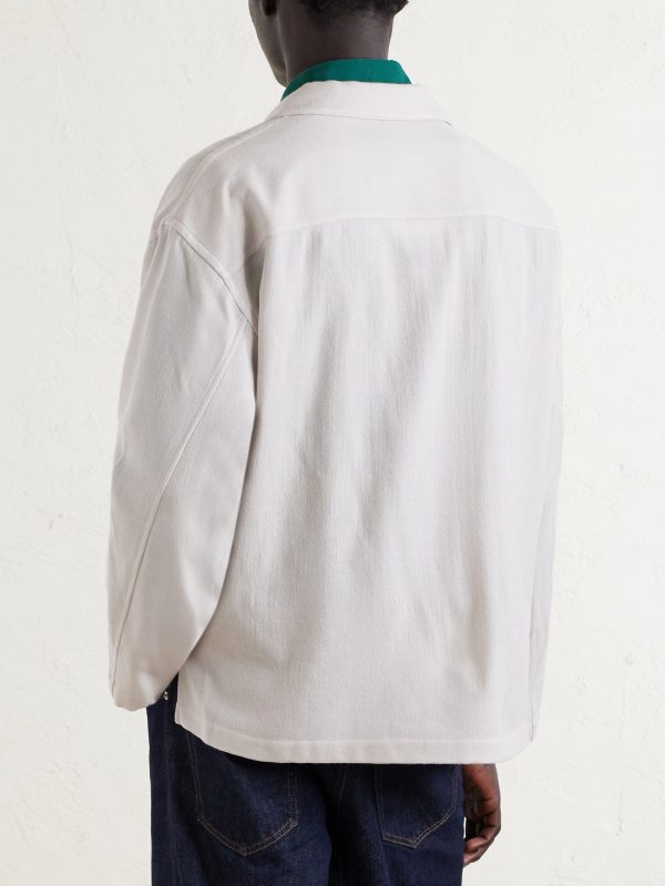 Virgin Wool Half-Zip Sweater - BK
