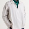 Virgin Wool Half-Zip Sweater - FR
