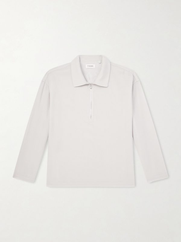 Virgin Wool Half-Zip Sweater