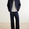 Virgin Wool Half-Zip Sweater - OU