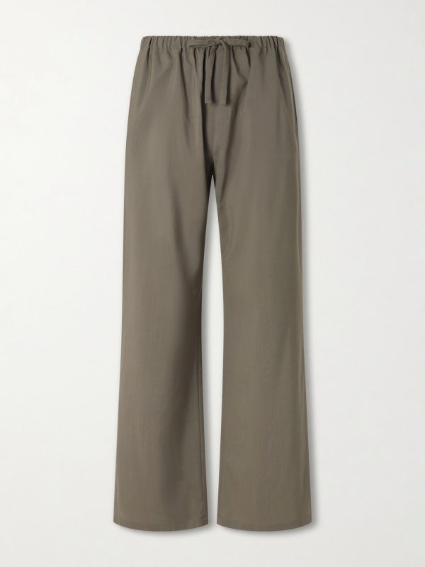 Wide-Leg Virgin Wool Trousers Wide-Leg Virgin Wool Trousers