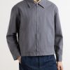 Cotton-Blend Trucker Jacket - FR