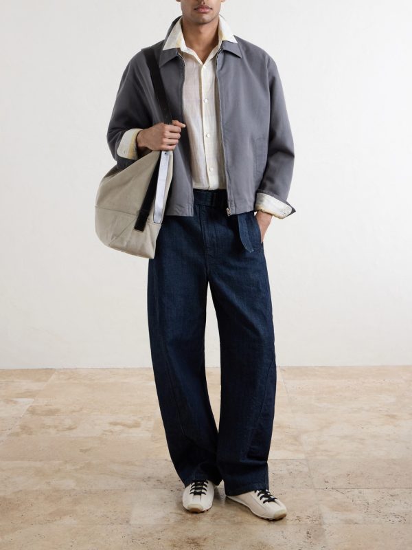 Cotton-Blend Trucker Jacket - OU