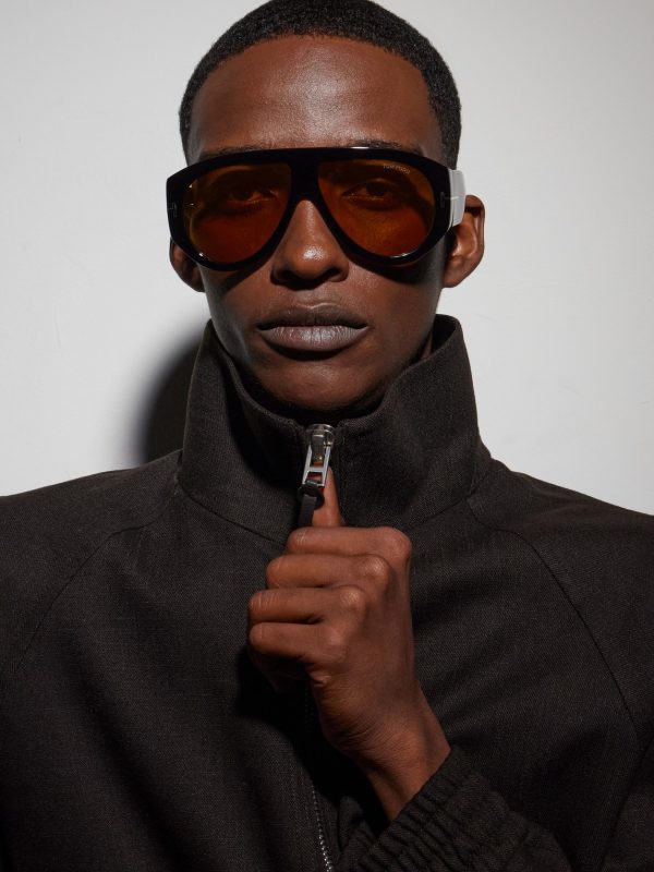 Bronson D-Frame Acetate Sunglasses - BK Bronson D-Frame Acetate Sunglasses - BK