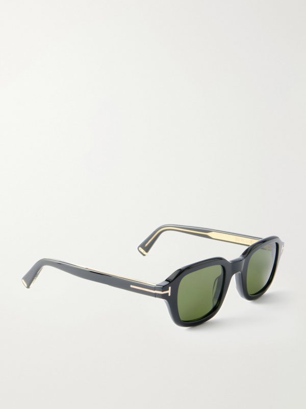 Square-Frame Acetate Sunglasses - FR Square-Frame Acetate Sunglasses - FR