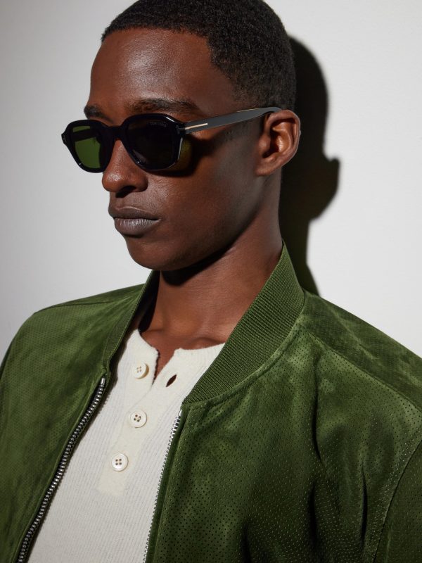 Square-Frame Acetate Sunglasses - OU Square-Frame Acetate Sunglasses - OU