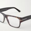 Square-Frame Acetate Glasses - CU
