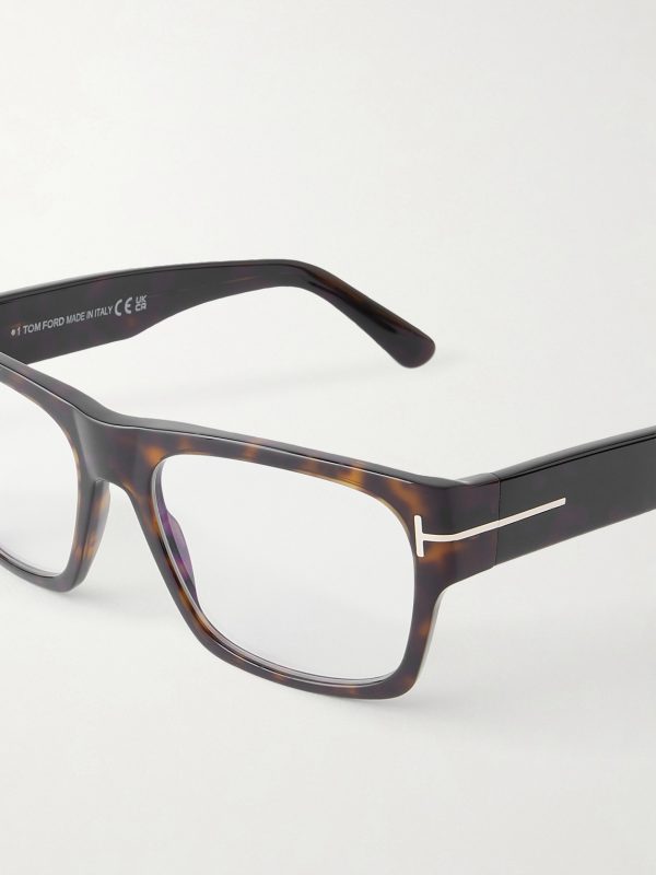 Square-Frame Acetate Glasses - CU