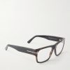 Square-Frame Acetate Glasses - FR