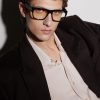 Square-Frame Acetate Glasses - OU